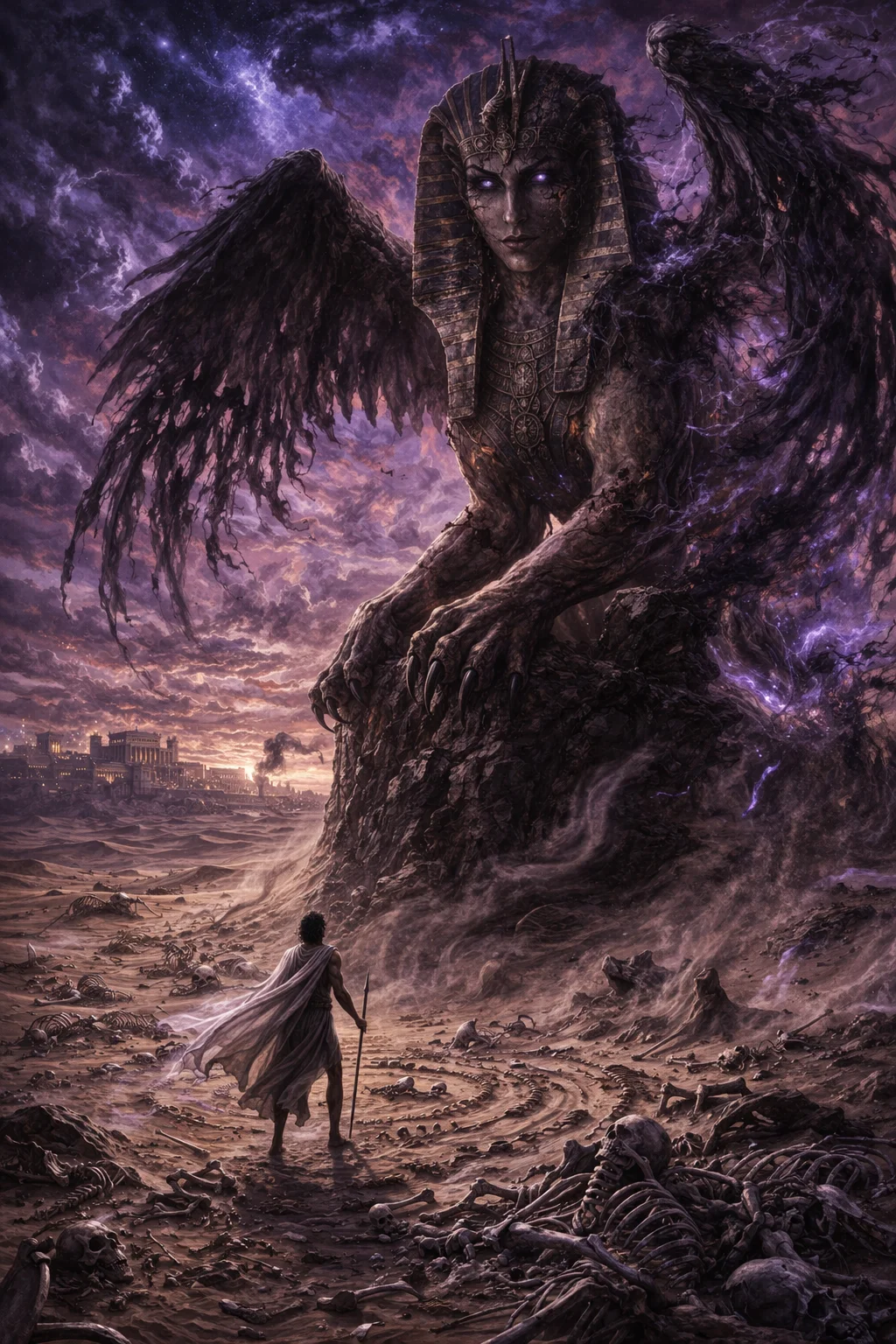 Oedipus Rex – The Man Who Killed His Father and Married His Mother | Greek Mythology Guide - Greek Mythology Illustration