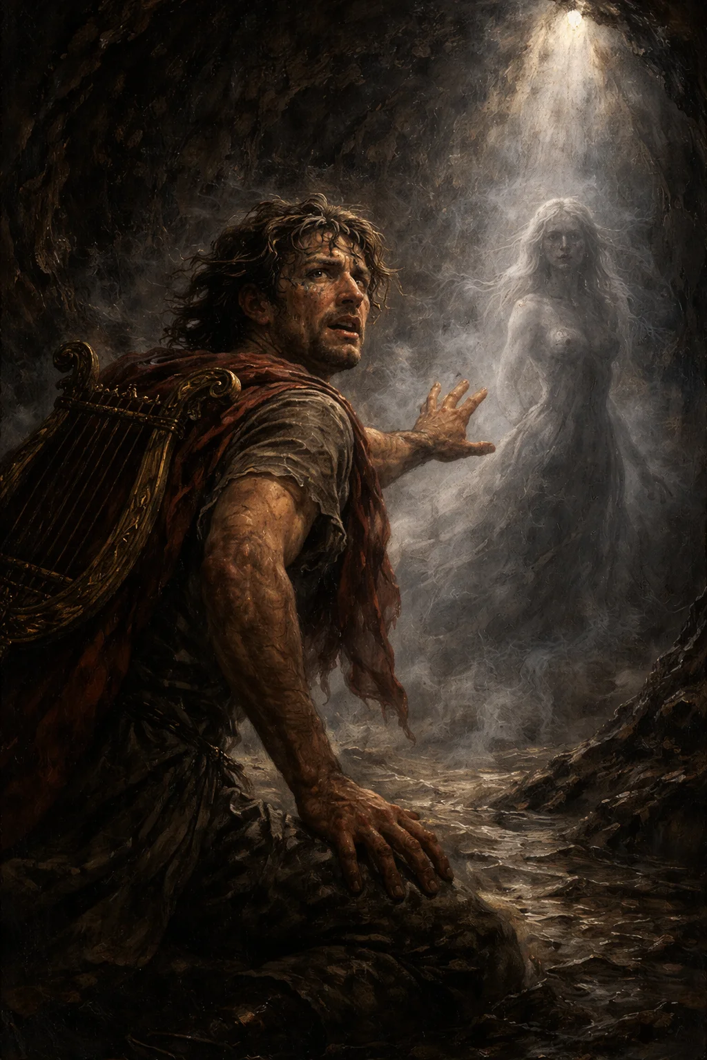 Orpheus and Eurydice – A Love Beyond Death | Greek Mythology Guide - Greek Mythology Illustration